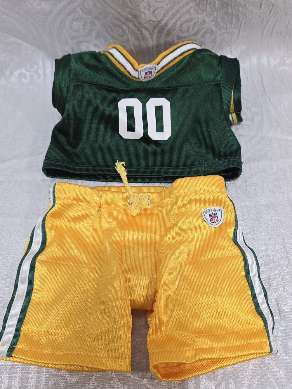 Build a Bear (BAB) Green Bay Packers NFL Football Uniform Outfit Jersey & Pants